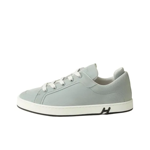 HERMES Kid Low Top Skateboard Shoes Women's Blue