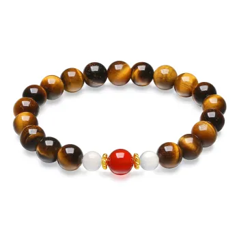 Oriental Jade Tiger's Eye Stone Jade Bracelets Unisex