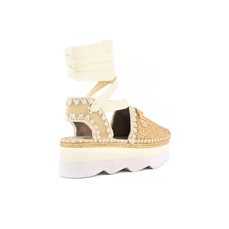 MOU Espa Casual Single Shoes 5.5cm Women's Yellow-3