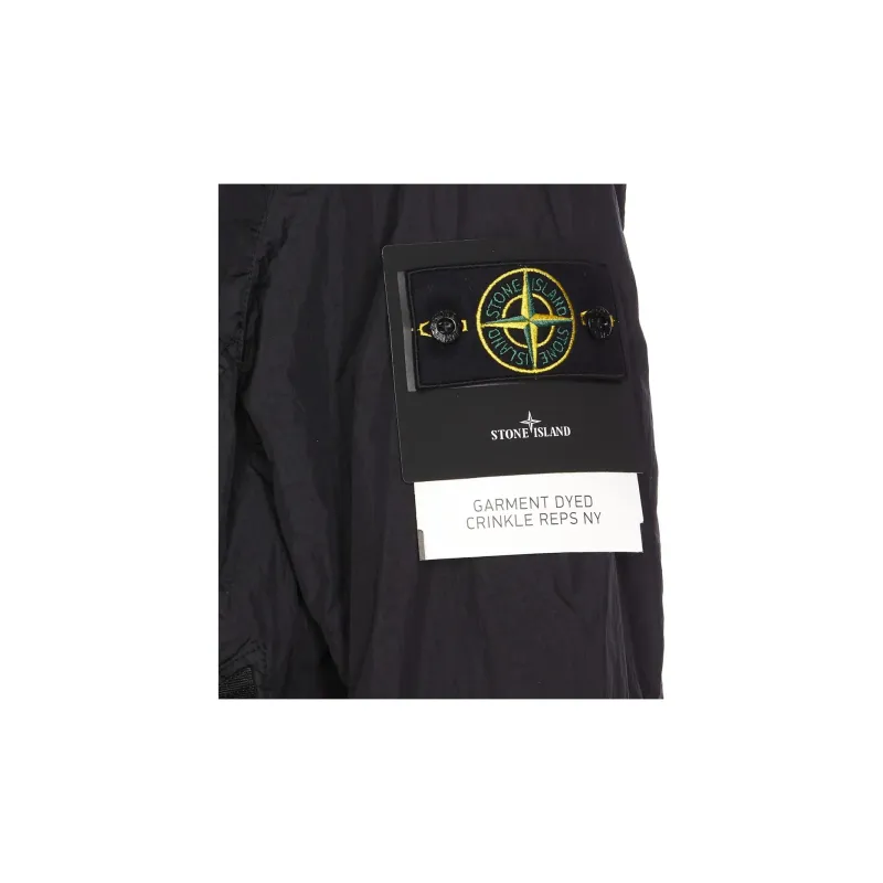 STONE ISLAND Logo Patch Zip Up Bomber Jacket-2