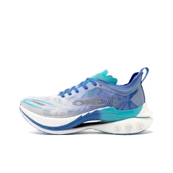 ONEMIX Anti Slip And Wear Resistant Breathable Low Top Carbon Plate Casual Running Shoes Unisex Blue