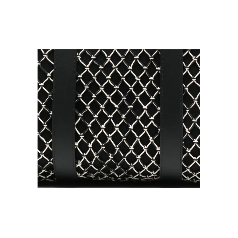 KENZO Logo Patch Net Overlay Tote Bag-3
