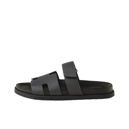 HERMES Chypre Slip Resistant Slide Slippers Men's Storm Gray
