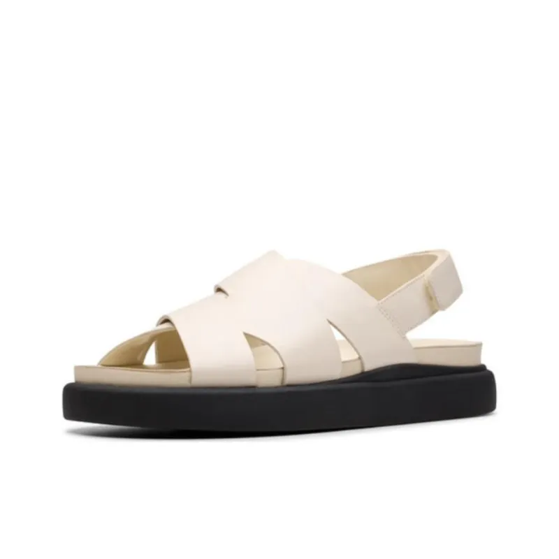 Clarks Aristra Collection Roman Sandals 3cm Women's White-1
