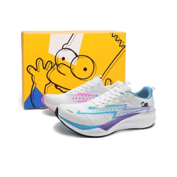 The Simpsons Cushioning Anti Slip Wear Resistant Breathable Lightweight Height Increasing Low Top Running Shoes Unisex