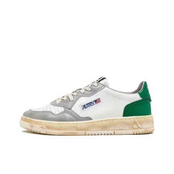AUTRY Medalist Super Vintage Low Top Skateboard Shoes Women's White Gray Green