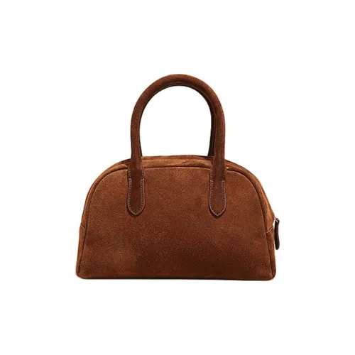 BEMIX PETS Nubuck Handbag Regular Women's Vintage Brown