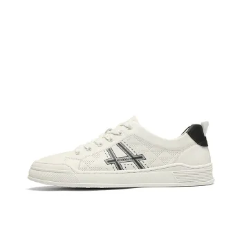 CROWN Low-Top Skateboard Shoes Men's White