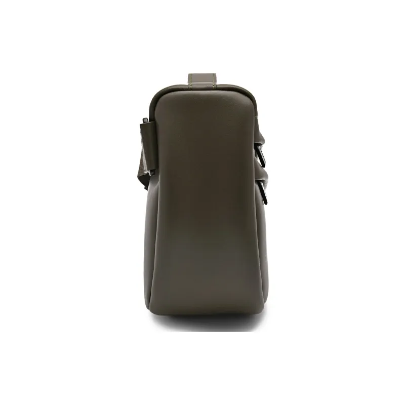 PEDRO PU Triangle Bag, Crossbody Bag, Shoulder Bag Small Size Men's Black/Olive Green-10
