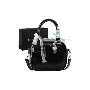 PINK·LAND PU Handbag Crossbody Bag Regular Women's Black/Ecru/Pink/Red/Blue
