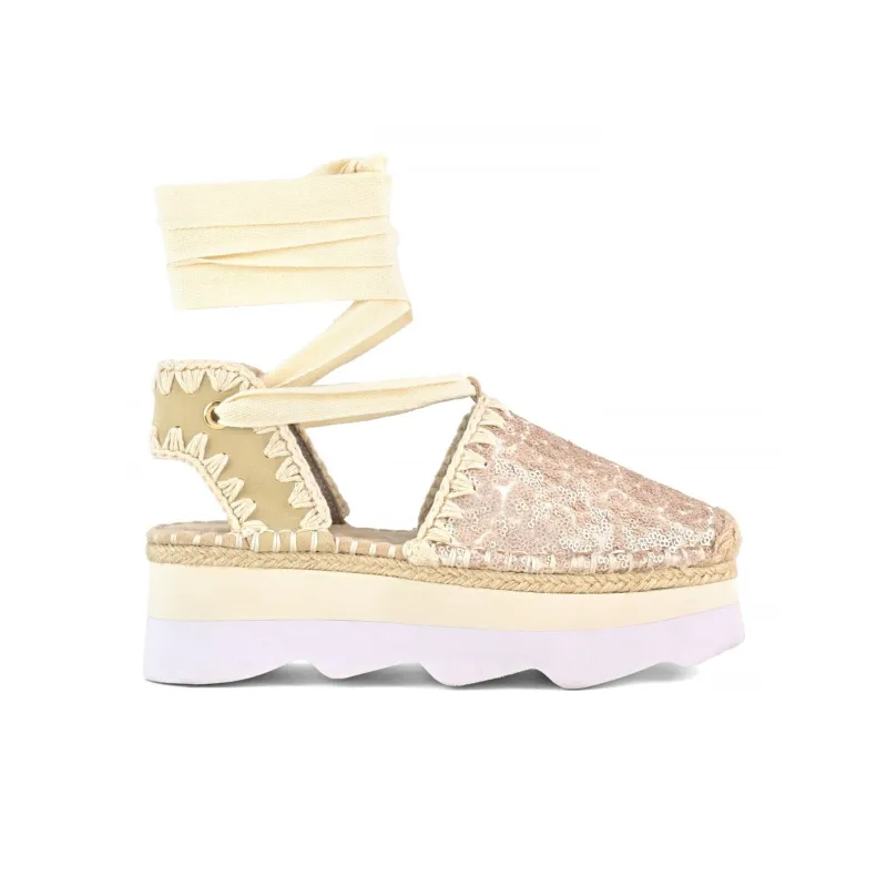 MOU Espa Casual Single Shoes 5.5cm Women's Yellow-1