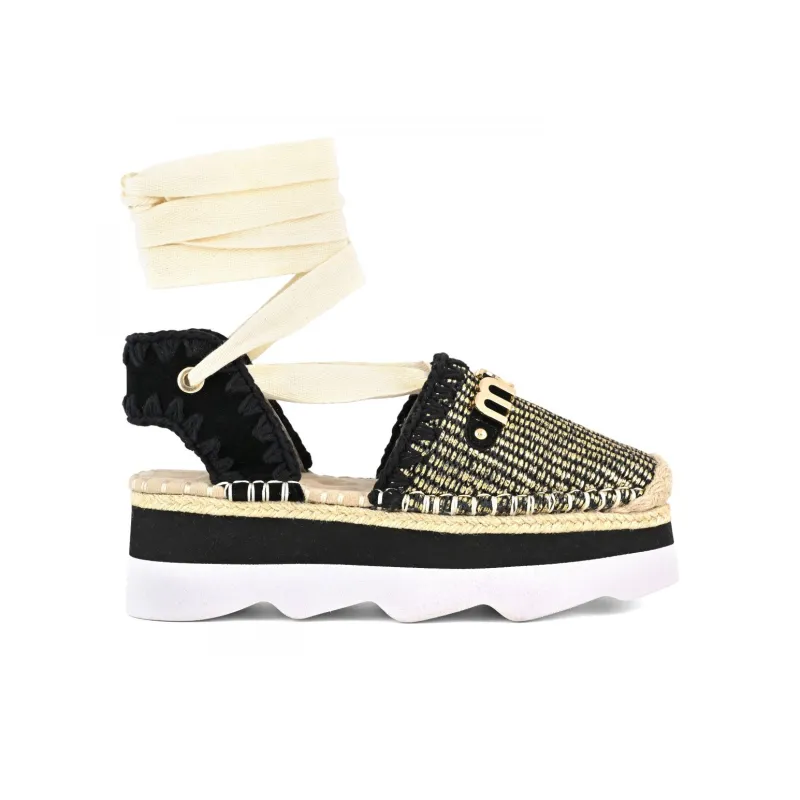 MOU Espa Casual Single Shoes 5.5cm Women's Black-1
