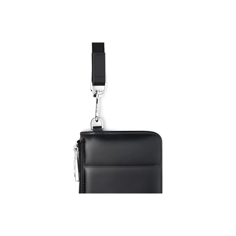 Moncler Leather Wallet Unisex Black-3