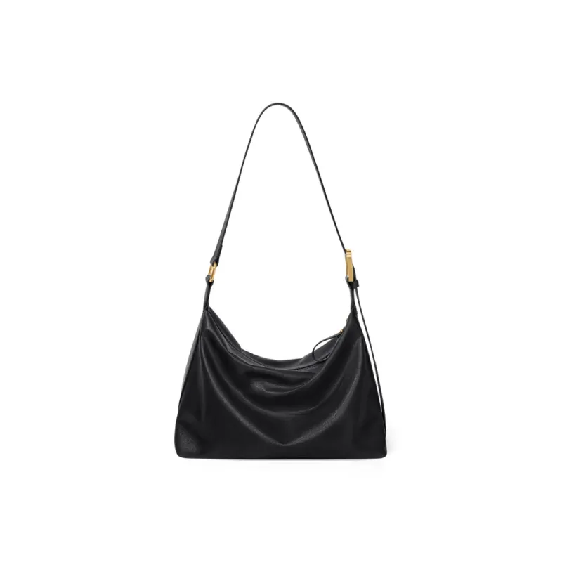 CinvaiKrose Synthetic Leather Shoulder Bag, Crossbody Bag, Tote Bag Medium Size Women's Coffee/Black-8