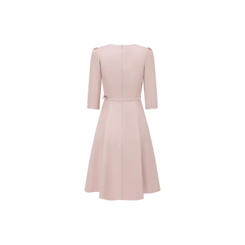 ONE SHALLOW Long Sleeved Dresses Women's Pink-1