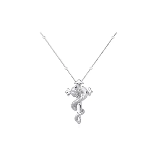 Right Hand Waiting S925 Silver Necklaces Women's