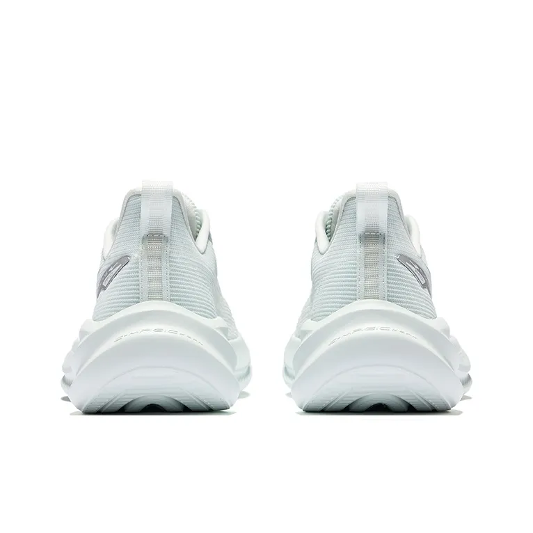 Erke Cushioning Lightweight Breathable Low-Top Training Running Shoes Women's Snowflake Paste Bright Silver-3