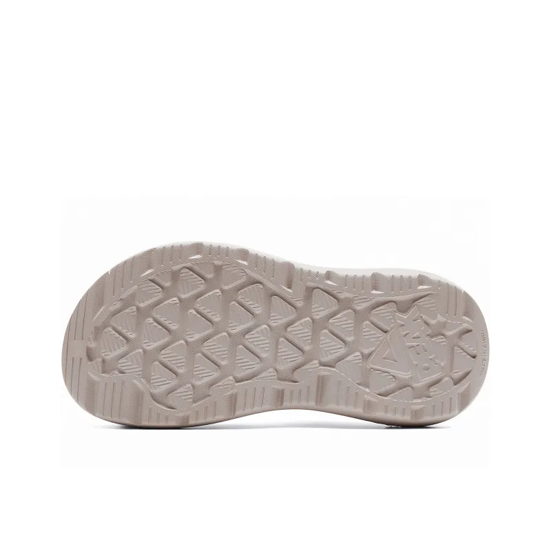 PEAK Taichi Chef Shoes Wrap toe Slippers Men's Beige Gray-5
