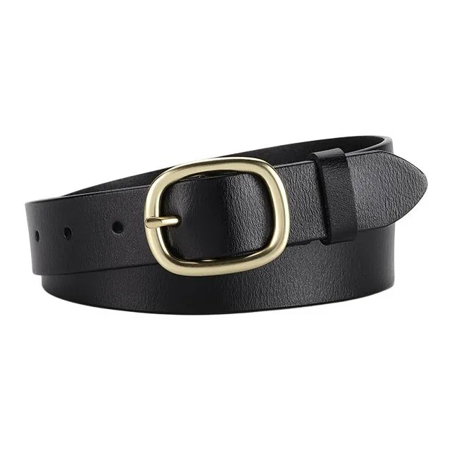 PALBAS Cow Leather Leather Belts Unisex 2.8cm-7