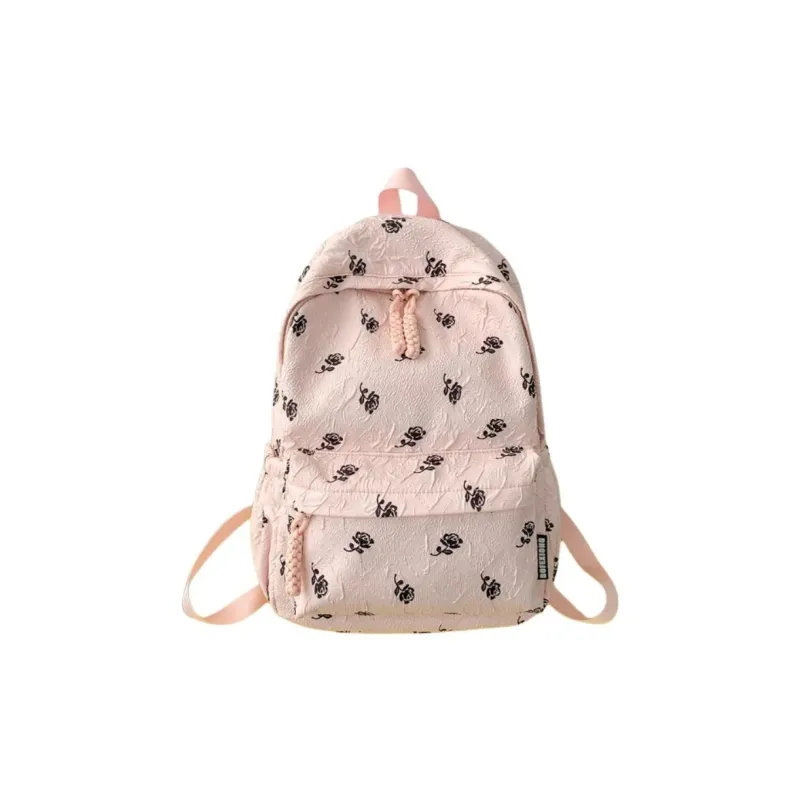MOK Nylon Backpack Regular Women's White/Black/Pink/Green/Blue-14