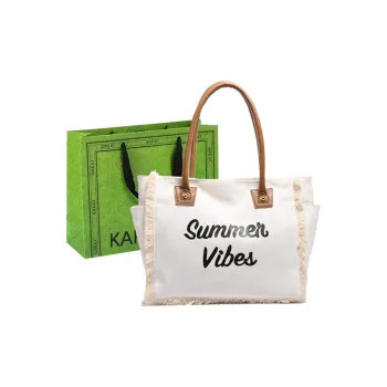 KARUISHA Canvas Canvas Bag Tote Handbag Women's Multicolor