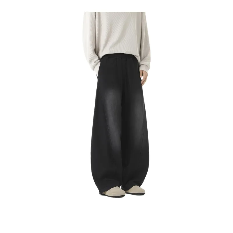 MXDT Knitted Sports Pants Unisex Black-0
