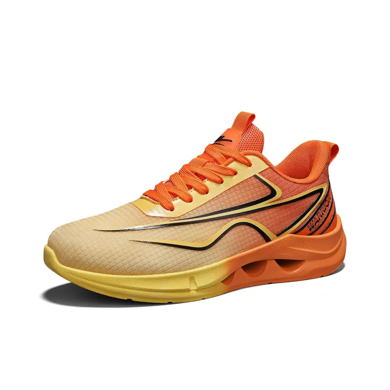 Warrior Cushioned Wear Resistant Breathable Slip Resistant Low Top Casual Running Shoes Men's-9