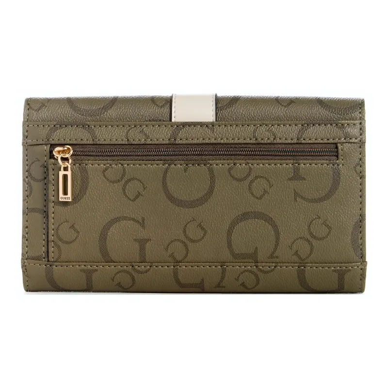 GUESS Artificial Leather Wallet Unisex Green-1