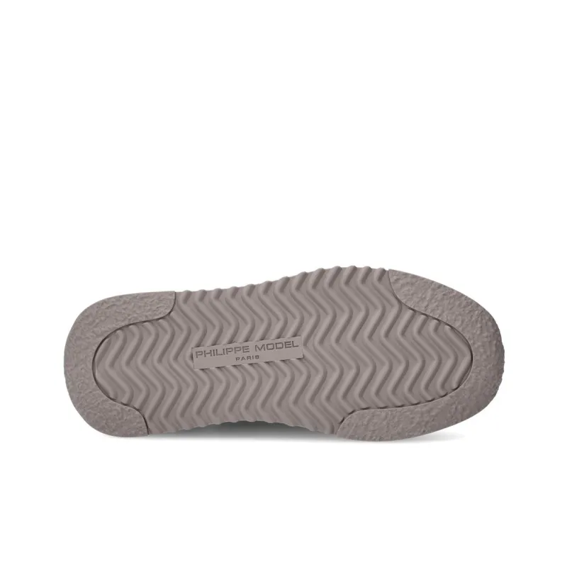 PHILIPPE MODEL Olympique Low Top Casual Shoes Men's Gray-5