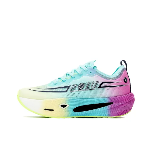 POLUDIYIPI GT8.0 SPEED Breathable, Impact Resistant, Lightweight, Anti Rollover Running Shoes Unisex Purple Ice Cyan