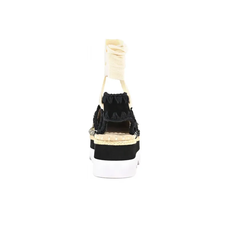 MOU Espa Casual Single Shoes 5.5cm Women's Black-4