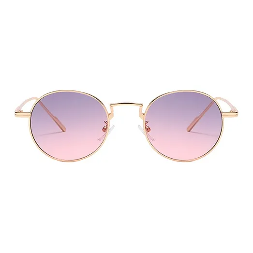 NOME Metal Oval Sunglasses Unisex-5