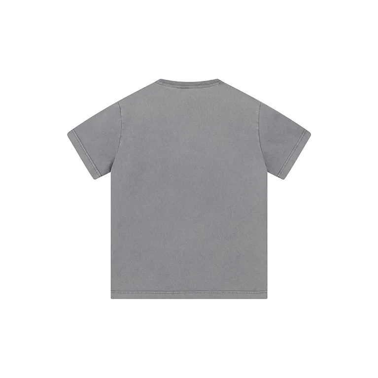 SMILEREPUBLIC WASHED HALF SLEEVE T Shirt Unisex-3