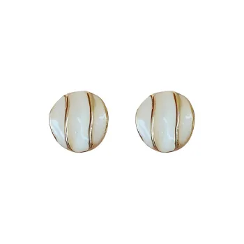QIANFANGDAHUANGYE Oil Drip Earrings Women's
