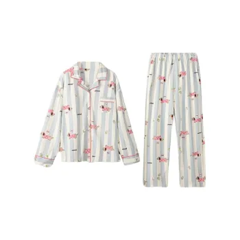 ZAO FU NIAO Pajama Set Women's Celestial Blue