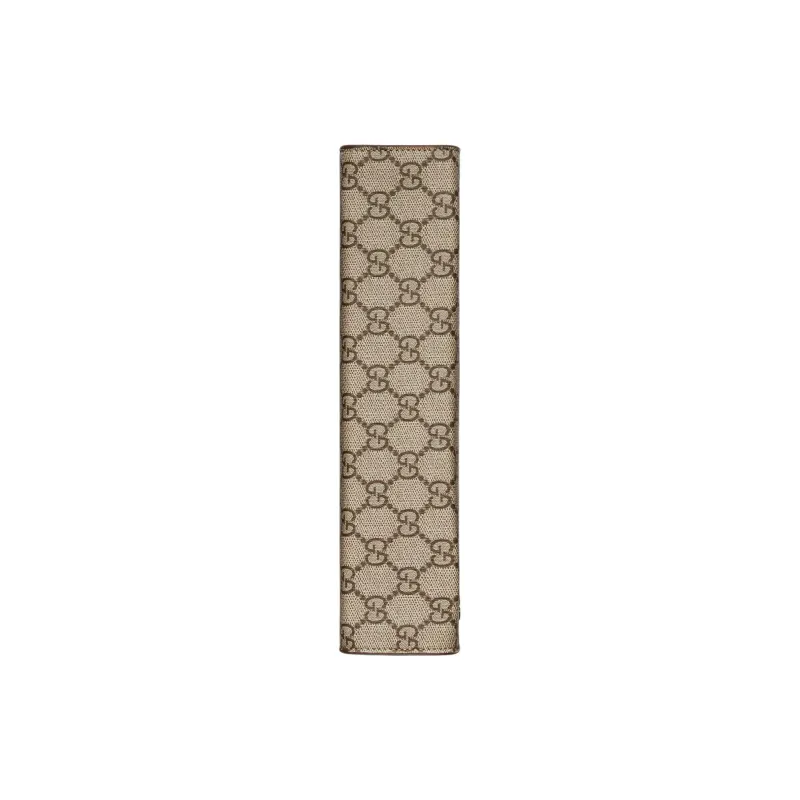 GUCCI Supreme Canvas Clutch Women's Beige & Ebony-5