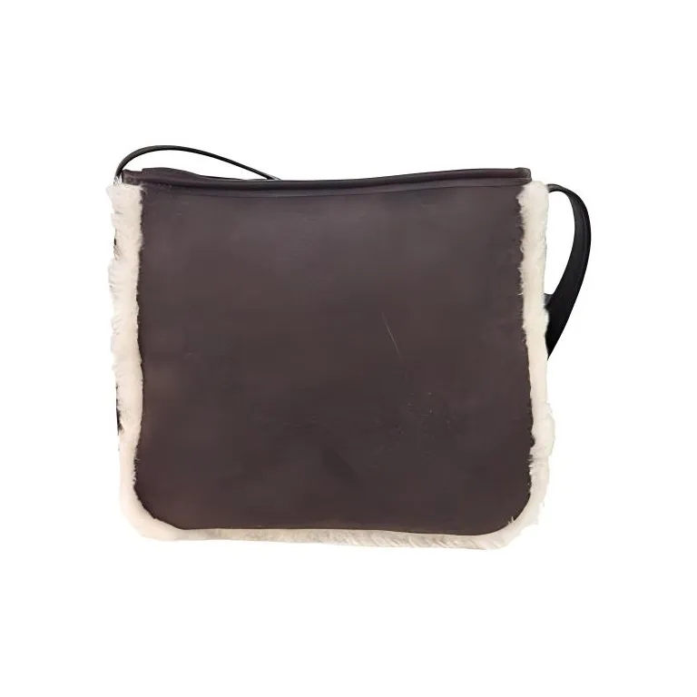 UGG Shearling Crossbody Bag Shoulder Bag Regular Women's Chocolate-2