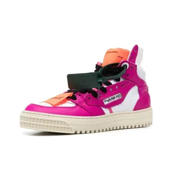 OFF WHITE Off Court 3.0 High Top Sneakers 'Pink White Orange' Women's