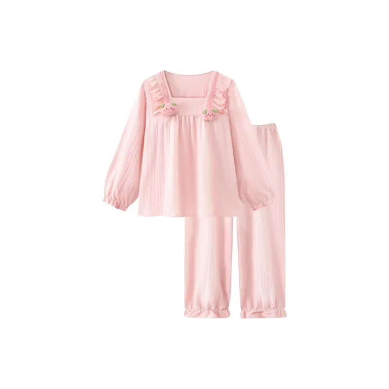Maultiay Pajama Set Women's Pink-0