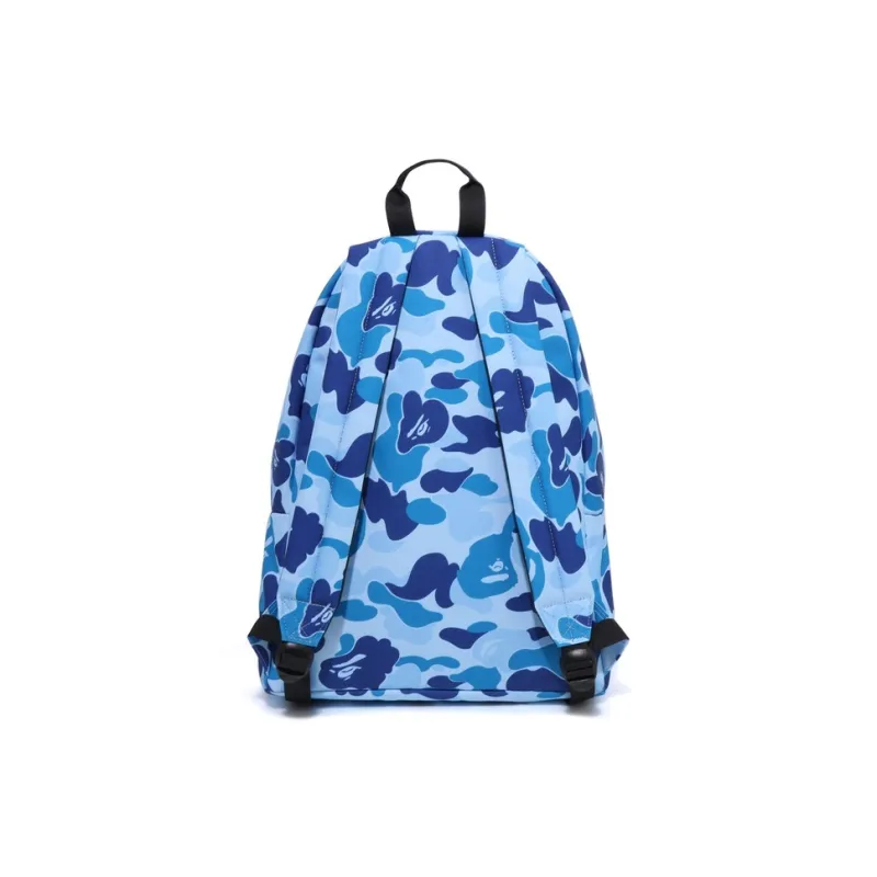 A BATHING APE Fabric Backpack Regular Unisex Blue/Pink/Green-2