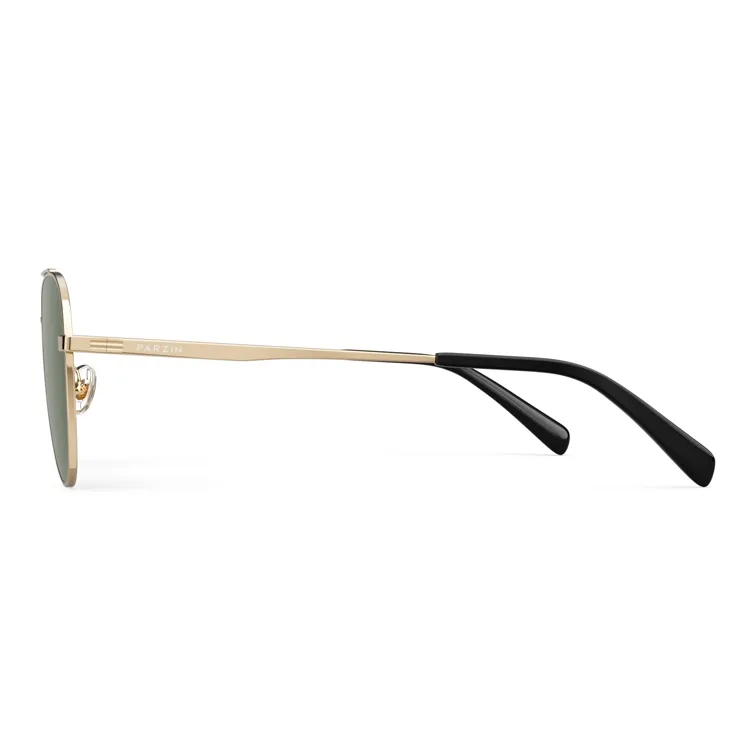 PARZIN Alloy Plate Frame Aviator Sunglasses Men's-14