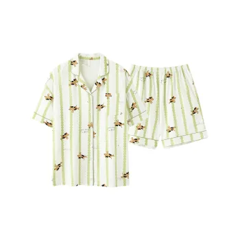 XIAFENYAN Pajama Set Women's Green