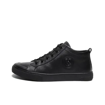 Ruomini High-Top Skateboard Shoes Men's Black