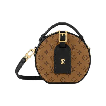 LOUIS VUITTON Boite Chapeau Coated Canvas Shoulder Bag Crossbody Bag Handbag Mini Women's Brown