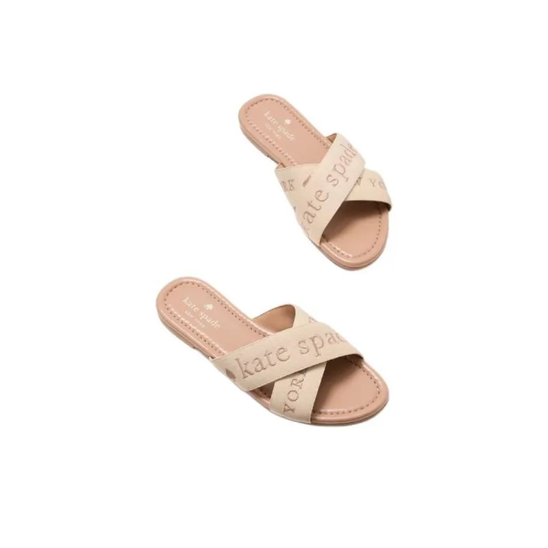 Kate Spade Slip-Resistant Slide Slippers Women's Caramel-4