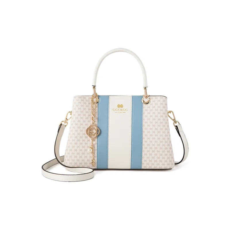 Vigno Synthetic Leather Tote Bag, Shoulder Bag, Crossbody Handbag Regular Women's Pink/Blue-7