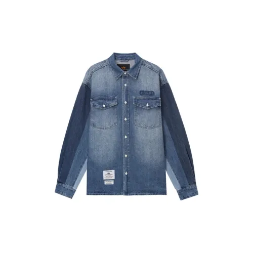 Alpha Industries SS25 Shirt Men's Blue