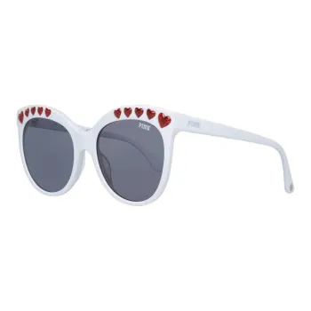 Victoria's Secret Plastic Irregular Shape Sunglasses Women's White