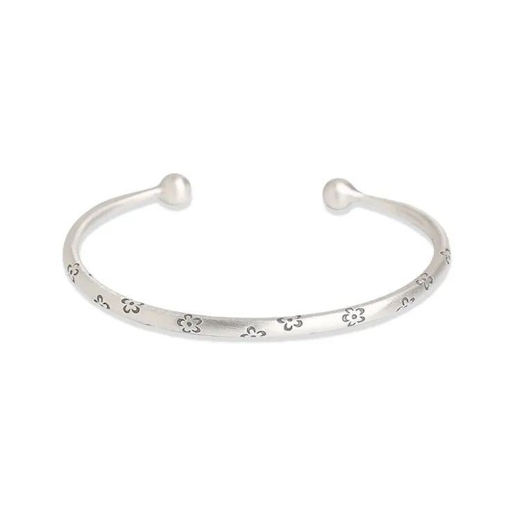 CUTE DAME Sterling Silver Bangles Women's-0