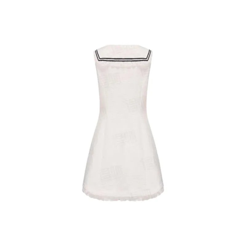 KEAB Sleeveless Dress Women's White-1